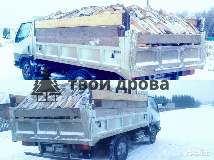 Дрова колотые береза