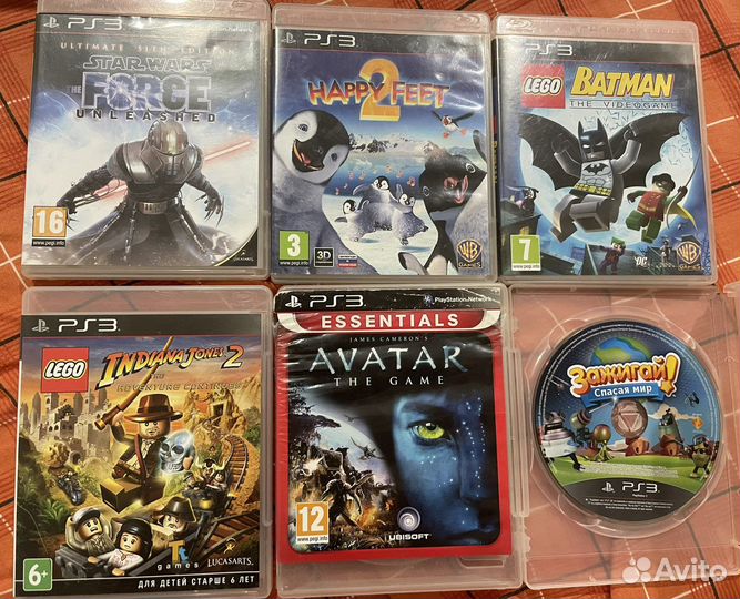 Детские игры по мультикам и фильмам ps3