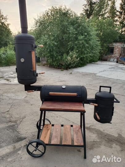 Мангал,Гриль,Коптильня,Печь под казан (курильщик)