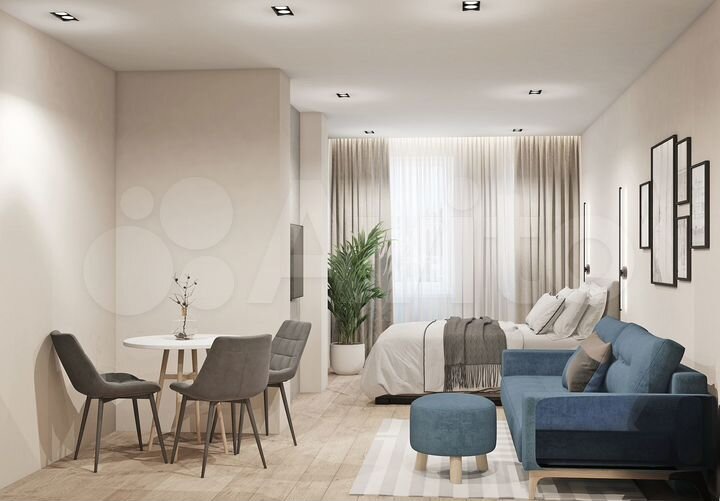 Апартаменты-студия, 28 м², 2/5 эт.