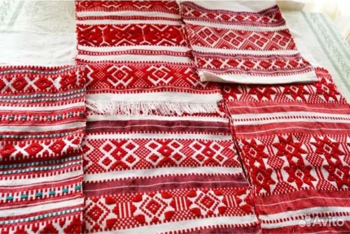 Настоящий рушник шерсть вышивка