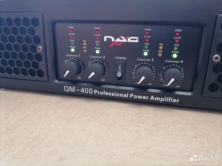 Новый четырех канальный усилитель NAG QM 400
