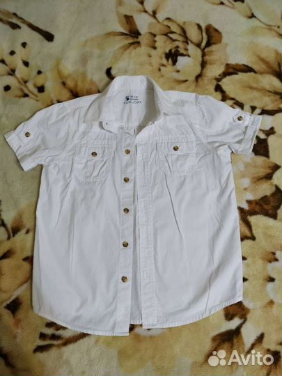 Рубашки на мальчика 140 р Gee Jay и Fun Day