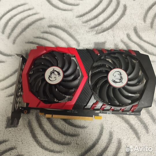 Видеокарта MSI GTX 1050ti gaming X 4G, 4GB