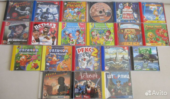 Игры на CD\DVD (Бука, Новый Диск, Руссобит-М)