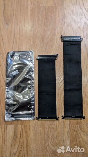 Райзер pcie 3.0 x16 x16 на шлейфе гибкий 30 и 40см