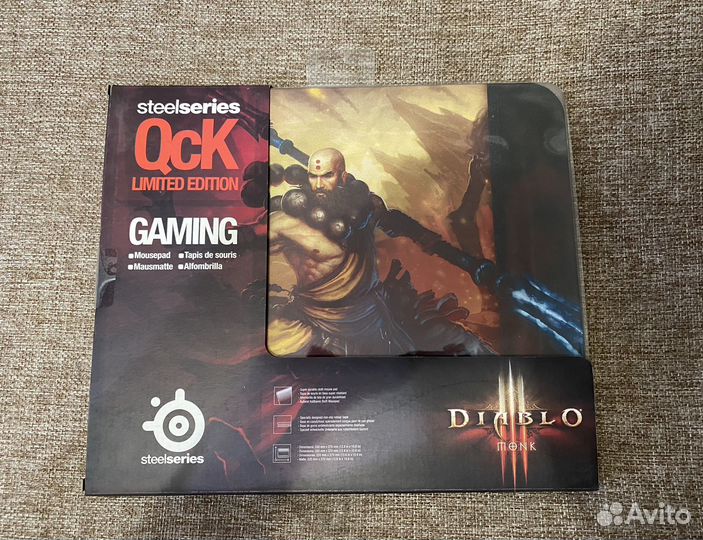 Коврик для мыши SteelSeries Diablo 3 Monk Edition