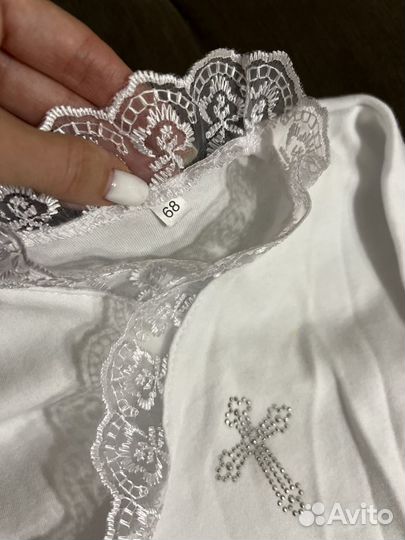 Сорочка крестильное платье