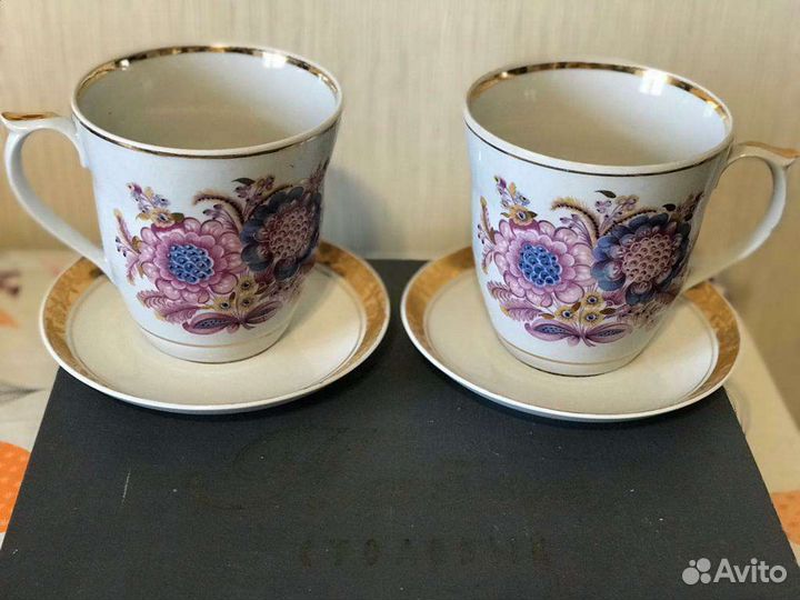 Чайные пары СССР 1976г. кэкхз Винтаж