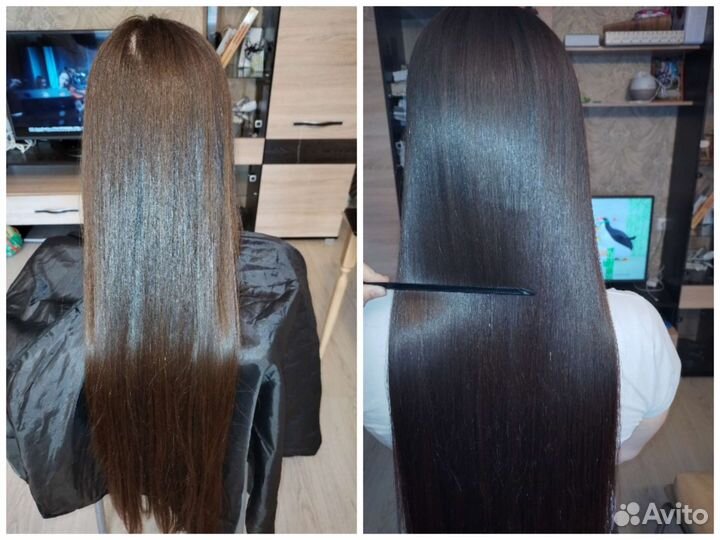 Кератиновое выпрямление волос, ботокс