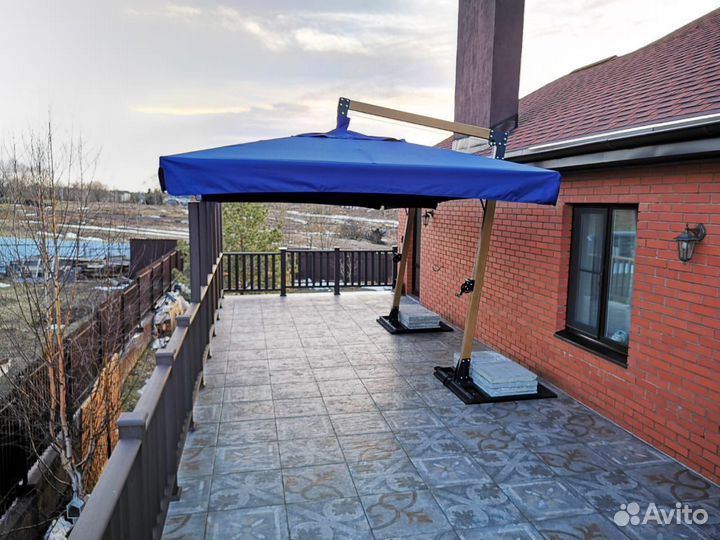 Зонт для сада и дачи. Боковой зонт. Уличный зонт