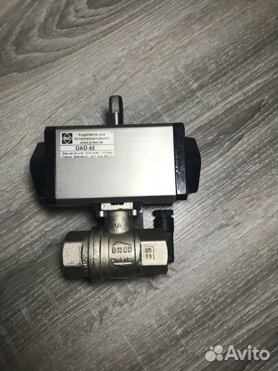 Пневматический клапан шаровый кран отверстие 20мм