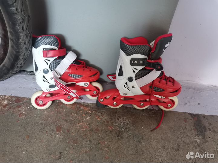 Роликовые коньки детские раздвижные