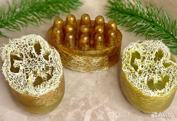 Мыло с люфой