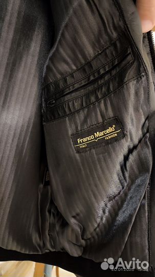 Кожаная куртка мужская 54 56