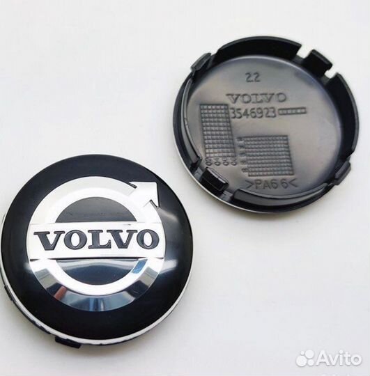 Ступичные колпачки заглушки на литые диски Volvo