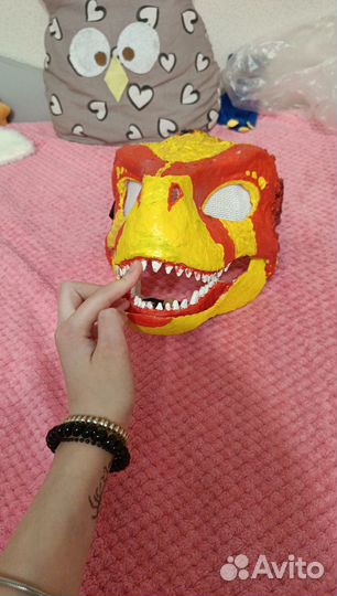 Маска раптора фурри