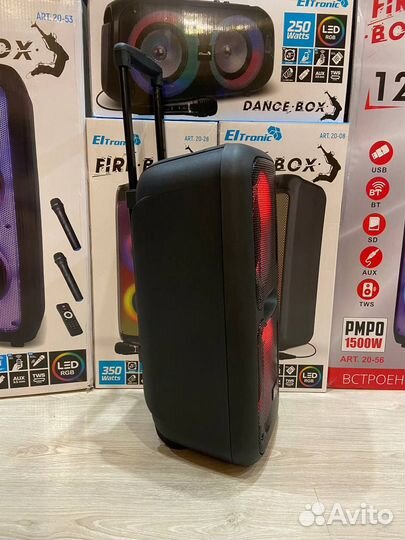 Мощная блютуз колонка караоке 300W (Новая)