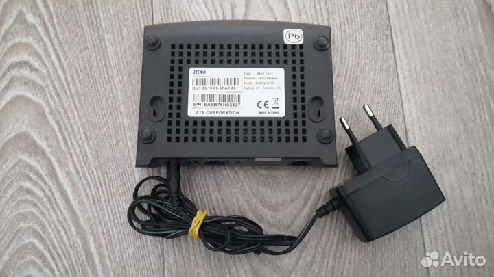 Adsl-модем ZTE zxdsl 831 С II