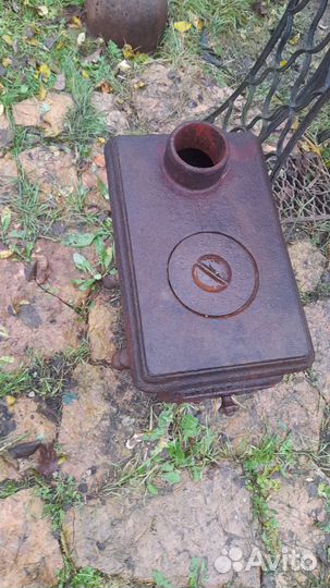 Печь буржуйка чугунная разборная