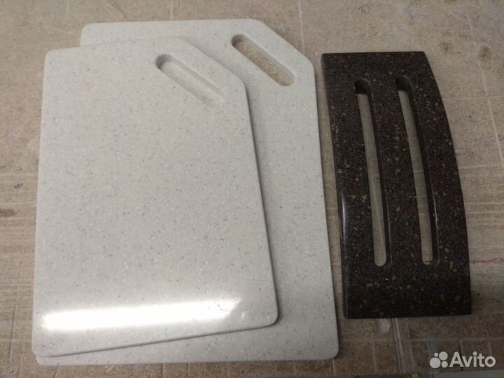 Доска разделочная из искусственного камня, полочки