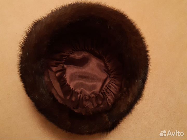 Норковая шапка женская размер 56