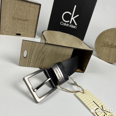 Ремень мужской Calvin Klein кожаный