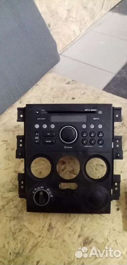 Блок климат контроль, магнитола и рамка