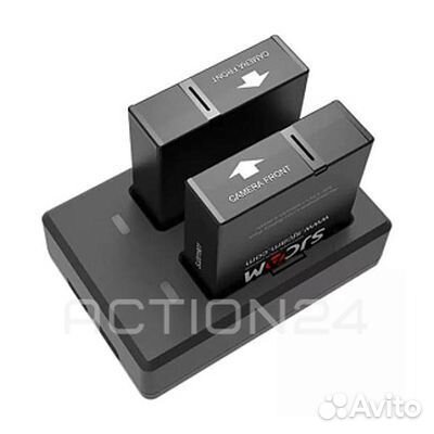 Зарядное устройство для sjcam SJ9, SJ10 на 2 аккум