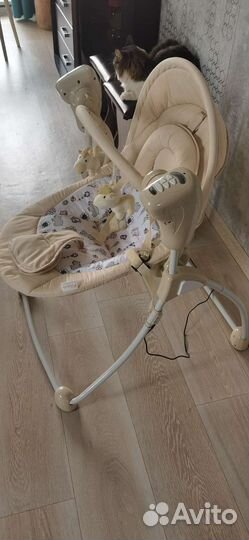 Детские электронные качели для новорожденных