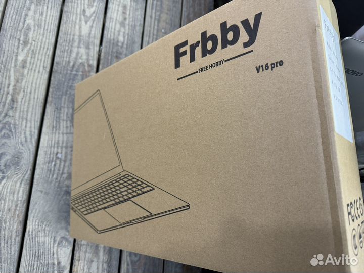 Новый ноутбук frbby V16 Pro 4 ядра/16/512 SSD