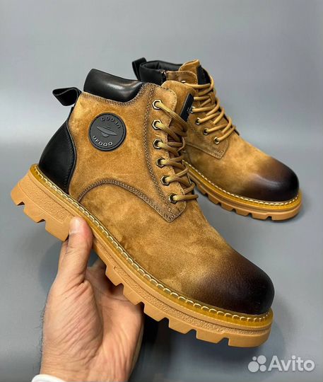 Ботинки мужские зимние натуральные