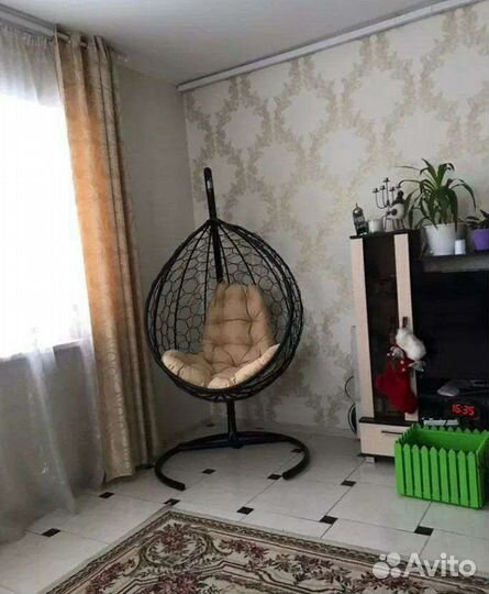 Подвесное Кресло кокон ротанг плетёный качели