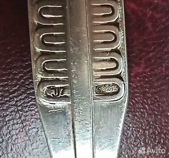 Чайные ложки серебро СССР 875 пробы Талин