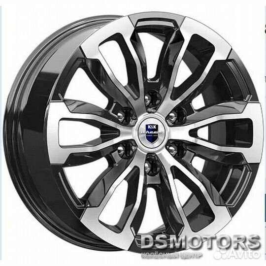 Диски Меконг 7.5/18 6x139.7 ET25 d106.1 алмаз чёрн