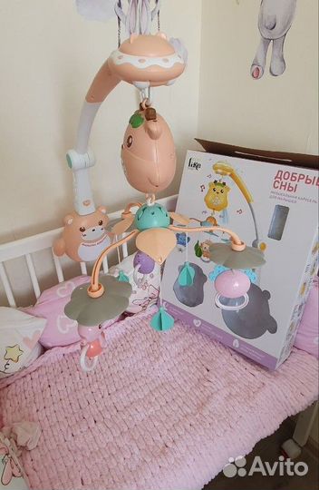 Музыкальный мобиль на кроватку Добрые сны