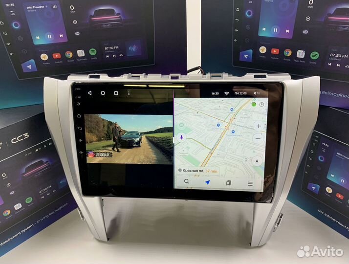 Магнитола на андройде Teyes 3/32 для Toyota