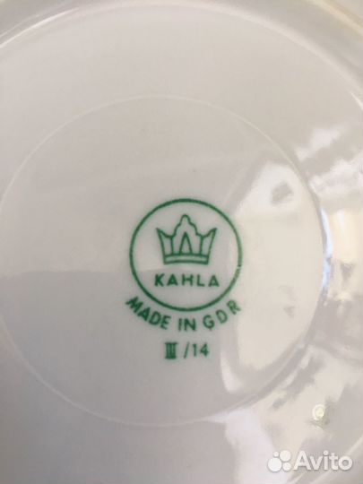 Чайный сервиз kahla гдр Роза попредметно