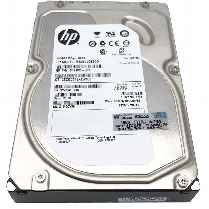[404469-B21] Жесткий Диск Hp 500gb 404654-002 Sata 404469-B21