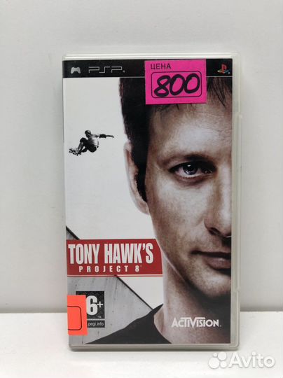 Диск Tony Hawks Project 8 для PSP