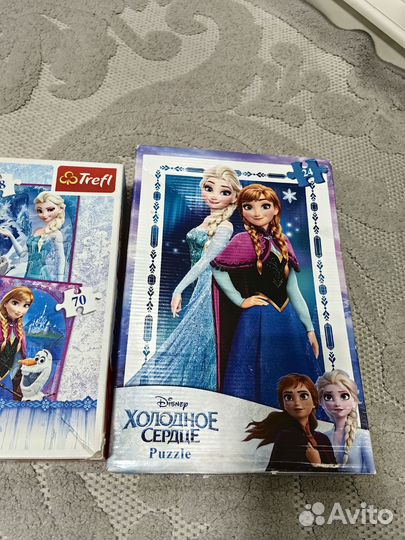 Холодное сердце замок пазл пакетом