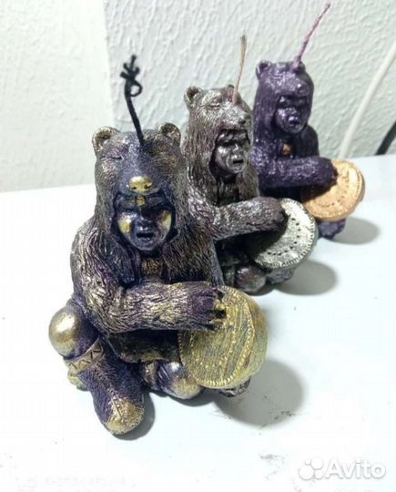 Свечи из пчелиного воска Шаман