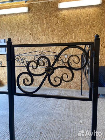 Ограды с элементами холодной ковки