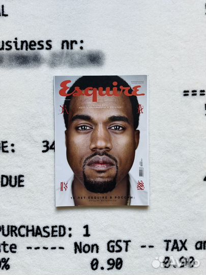 Новый журнал Esquire. Kanye West. Юбилейный 15 лет
