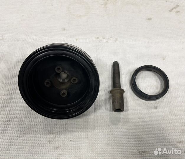 Шкив коленвала + шкив гур bmw n46