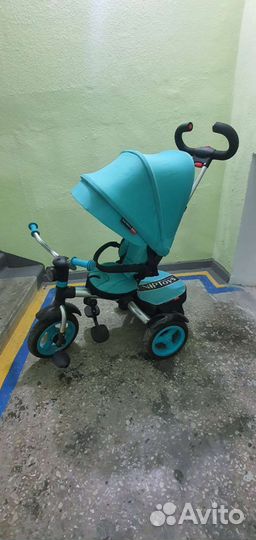 Велосипед коляска с ручкой