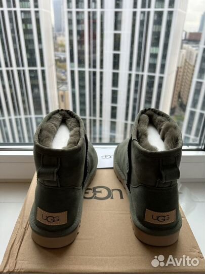 Угги женские UGG classic mini II burnt olive