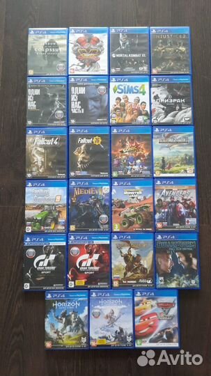 Много игр на PS4 и PS5