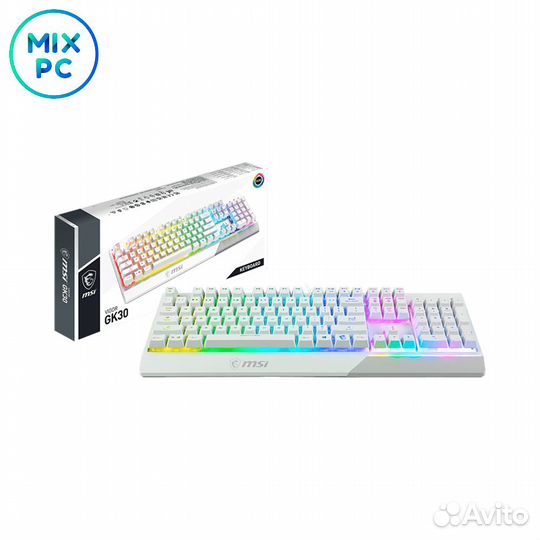 Клавиатура MSI gaming vigor GK30 white