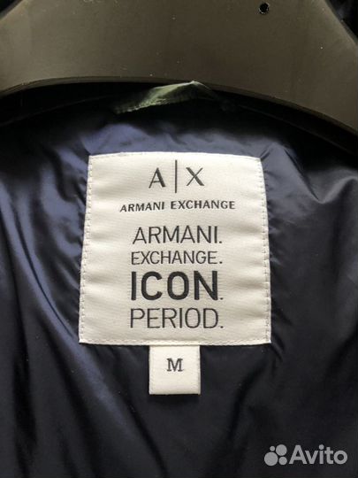 Armani exchange пуховик